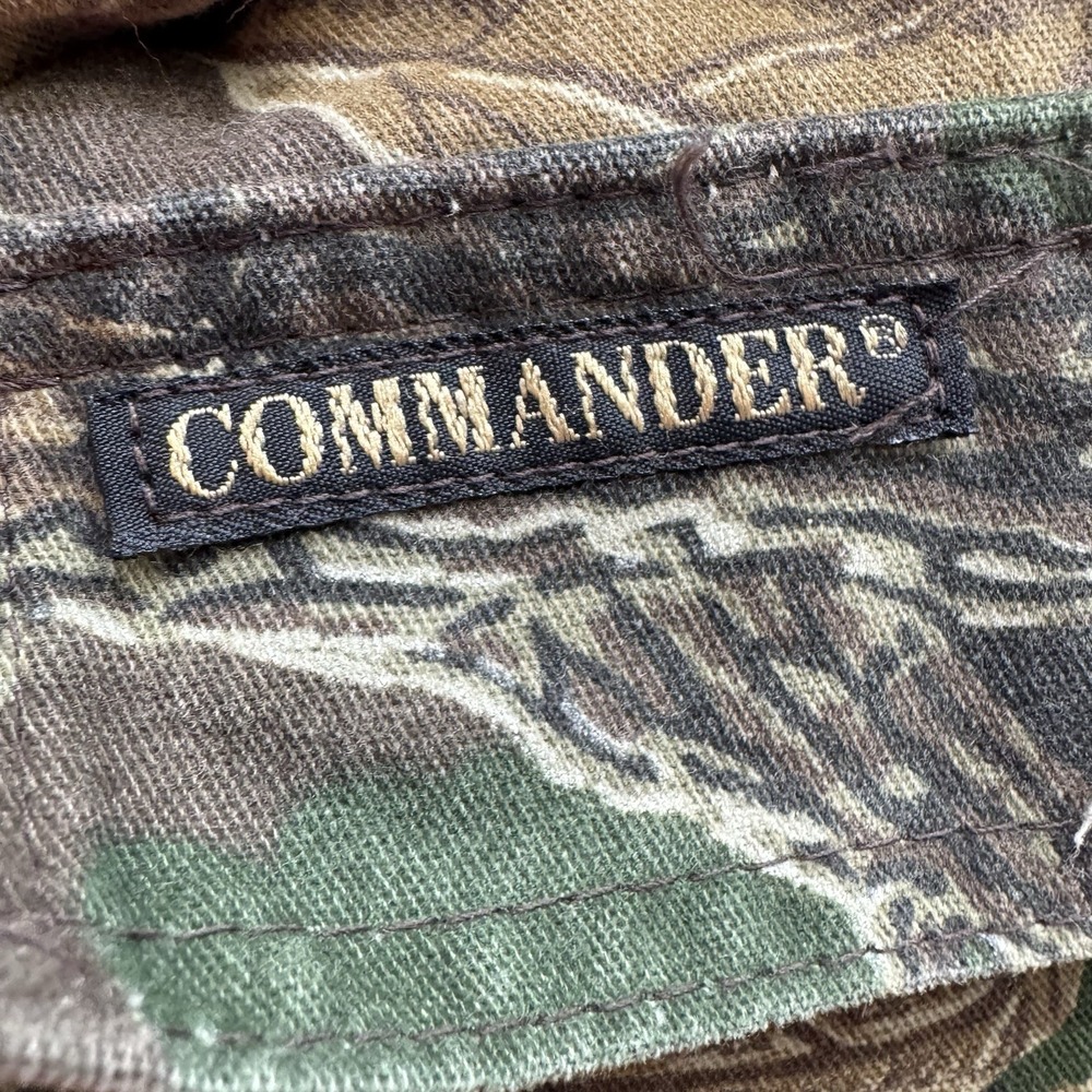 Vintage Y2K Commander Men's 2XL Waist 46-48 Hunting Camo Cargo Pants Adjustable - Picture 4 of 13